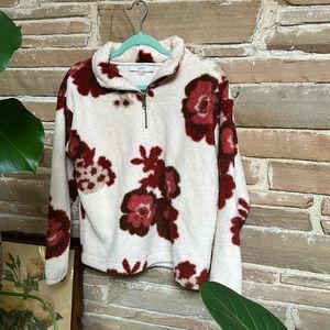 Ann Taylor Loft Floral Pulloever